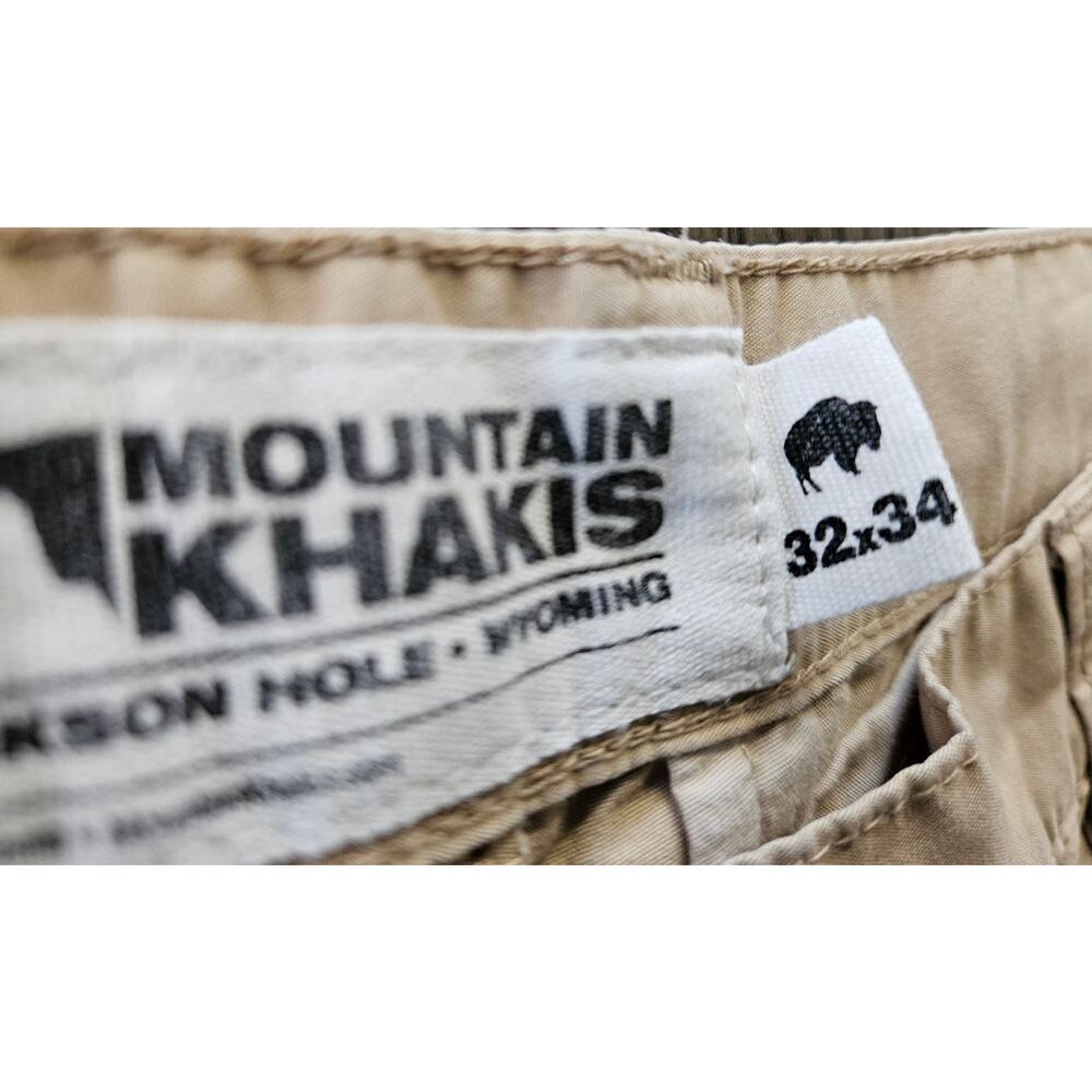 Men's Mountain Khaki MK Beige Pants Broadway Fit 32 x 34 Outdoor Wear - Picture 5 of 9